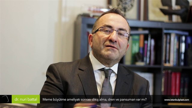 İzsiz göğüs büyütme ameliyatı sonrası dikiş alma, dren ve pansuman var mı? Dr. Nuri Battal