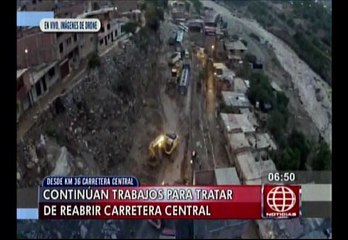 Chosica devastado: Drone muestra zona afectada por huaico