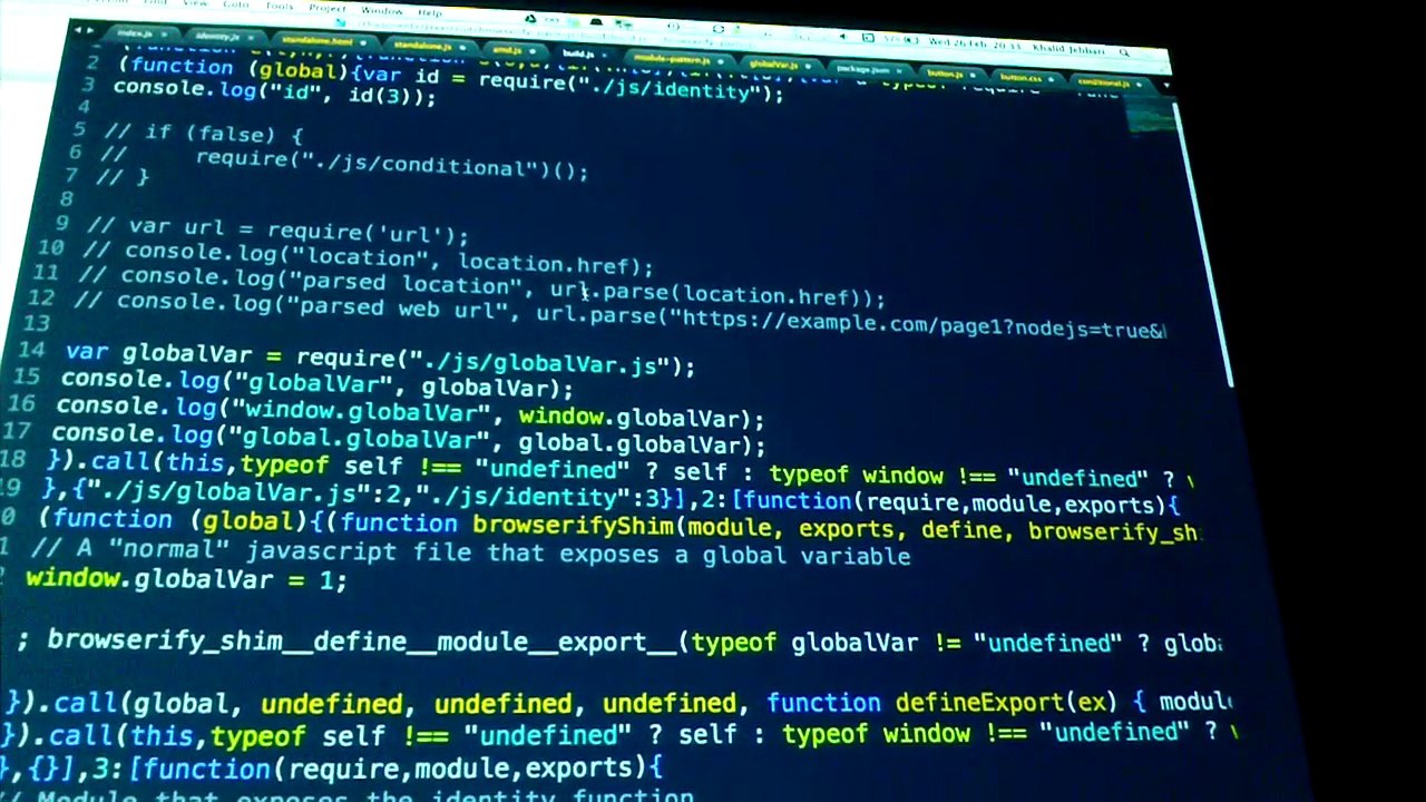 ParisJS 34 - Khalid Jebbari - Browserify explained 2/2