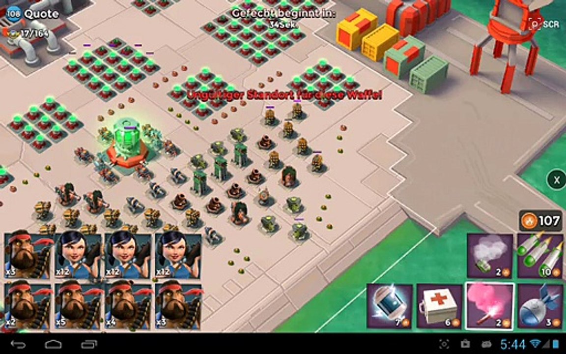 Beispiel Laufweg mit Smoke