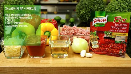 Przepis - Faszerowana papryka z serem wędzonym