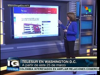 EE.UU.: teleSUR en Washington D.C.; informará a millones de hogares
