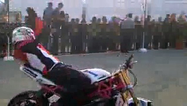 Heavy Bike Tricks @ Sky Diving World Championship 2012 _ Sky Dubai