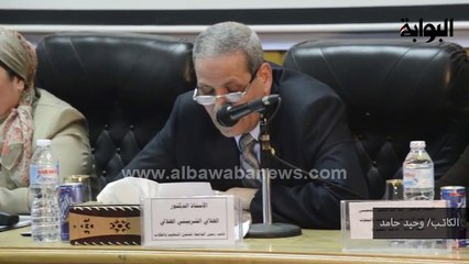 افتتاح مؤتمر العنف المصاحب للتغيرات السياسية فى العالم العرب بآداب المنصورة