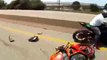 Motorcycle Accident DRIFTING Crash On Highway Honda CBR1000RR Drift Gymkhana Bike Drifts Video 2014