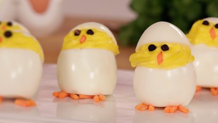 Hatch These Deviled Egg Chicks For Easter!