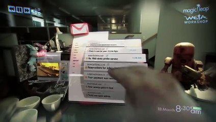 A l'heure du déjeuner, des robots ont envahi le bureau, j'ai du m'en charger !