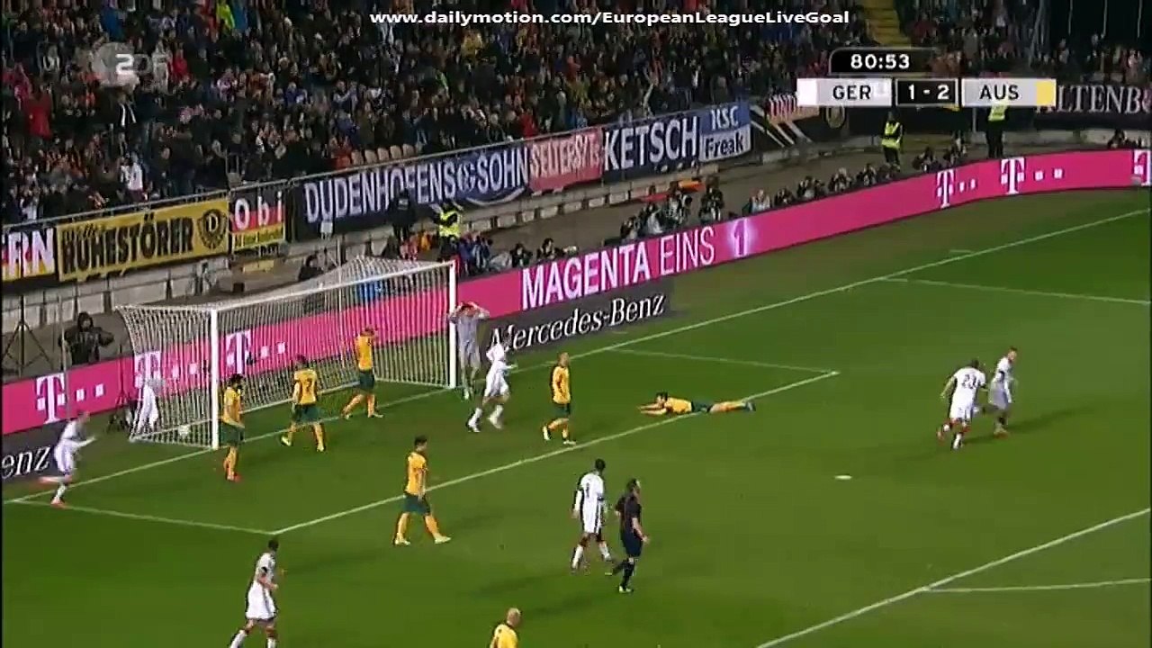 Lukas Podolski 2:2 | Germany - Australia 25.03.2015 HD