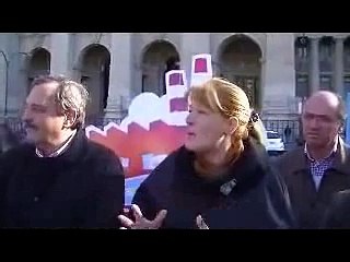 Firma del Compromiso contra la Corrupción. Margarita Stolbizer y Ricardo Alfonsín