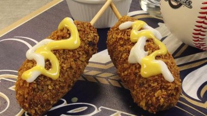 Milwaukee Brewers Offering Fried Nachos on a Stick, 18-Inch Bratwurst