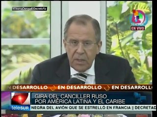 Llama Lavrov desde Nicaragua a respetar la soberanía de los pueblos