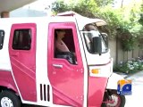 Ladies-only-Pink Rickshaw in Lahore-26 Mar 2015-
