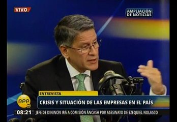 Presidente de la Confiep: Economía crecería entre 3.2% y 3.8% en el 2015