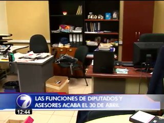 Más de 300 asesores legislativos terminan labores en una semana