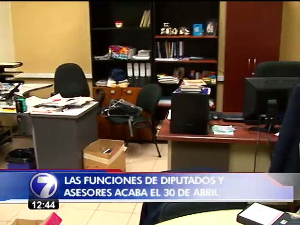 Más de 300 asesores legislativos terminan labores en una semana