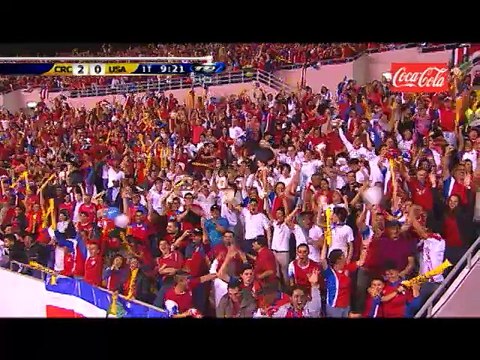 Gol: Costa Rica 2 - Estados Unidos 0