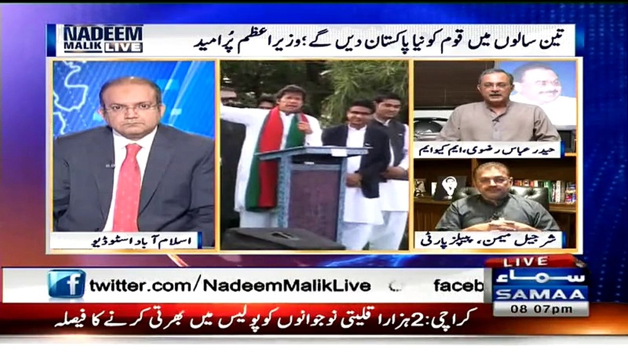 Imran Khan Nay Kashimir May Bhet Kar Kashmir Ka Zikar Nahi Kya Aur Pora Time Altaf Hussain - Haidar Abbas