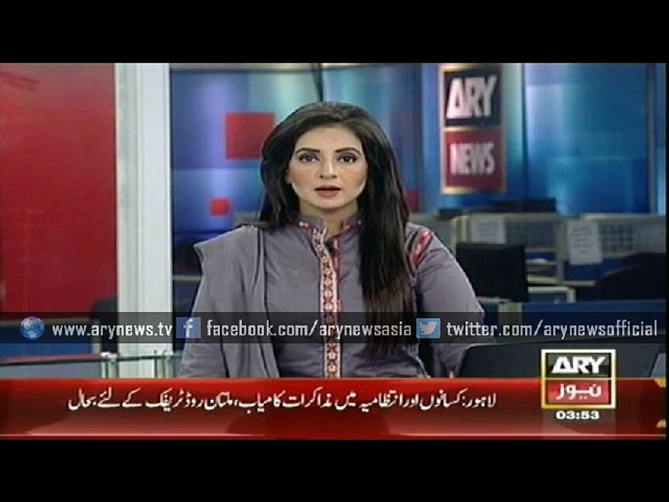 Multan road opened as farmers end protest