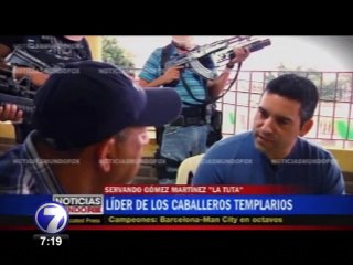 Líder de Caballeros Templarios aseguró en entrevista que tienen negocios en el país