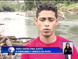 Continúa búsqueda de un niño desaparecido en río Sarapiquí