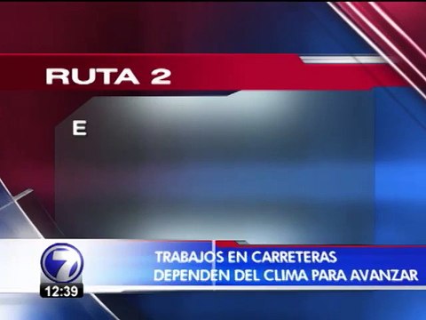 MOPT atiende emergencias viales provocadas por las lluvias