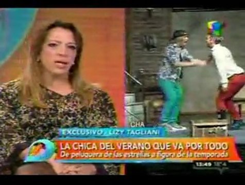 Lizy hablando del éxito de Casa Fantasma en Intrusos - 25 de Marzo