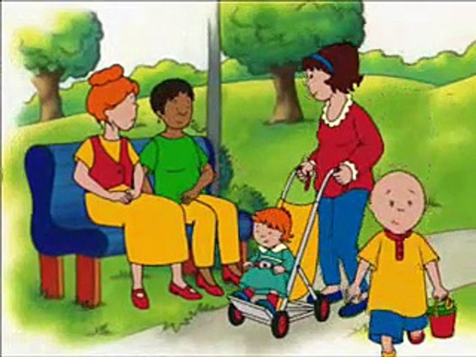 Caillou's A crowd with subtitles
