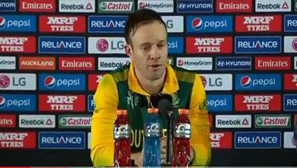 Ab De Villiers Emotional Post Match Press Conference 1st Semi Final World Cup 2015