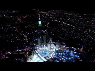 A Very Beautiful Over View Of MAKKAH  In Night