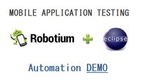 Robotium ( Recorder) - Eclipse IDE Plugin - Android Mobile Application Automation DEMO