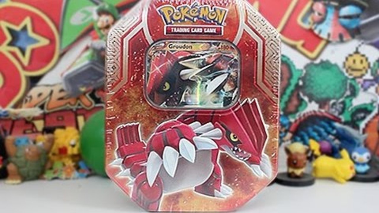 Opening A Groudon EX Tin Legends of Hoenn