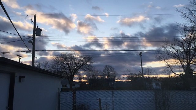 Beautiful Time Lapse Sunset over Winnipeg, Canada (March 25, 2015)