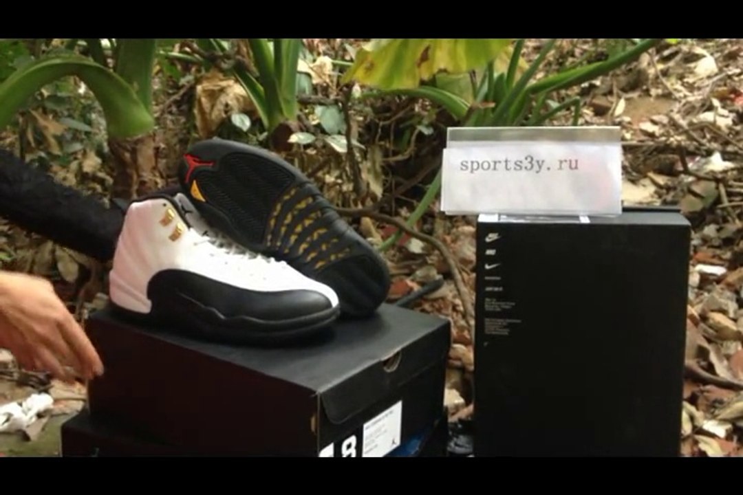 Perfect Jordan 12 AAA white black from kicksgrid1.ru