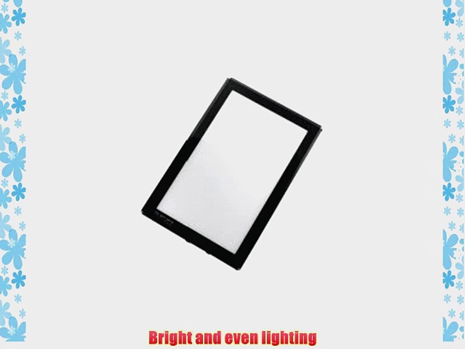Porta-Trace LED Light Panel Black Frame 8-1/2-by-11-Inch