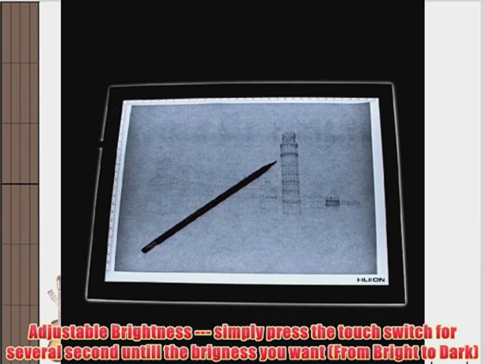 Huion A3 LED Touch ADJUSTABLE Illumination Lightbox for Craft Design Photo Tracing