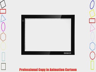 Download Video: Dbmier LED Photography Artcraft Tracing Light Pad Light Box Light Board Light Table (A4)