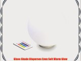 Ivation Glow Ball Cool Multi Color RGB LED Mood Lamp - Remote Controlled - Multi Color RGB