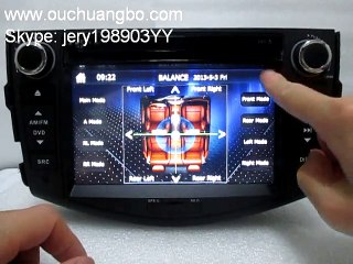Ouchuangbo audio vdieo player stereo Toyota RAV4 Settings
