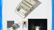 DBPOWER? Outdoor Security LED Motion-Activated Solar Light Silver