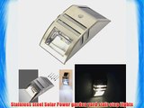 DBPOWER? Outdoor Security LED Motion-Activated Solar Light Silver