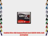 SanDisk Ultra 4GB CompactFlash Card (SDCFH-004G bulk packaging)