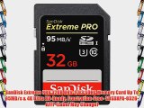SanDisk Extreme PRO 32GB UHS-1/U3 SDHC Memory Card Up To 95MB/s