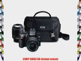 Nikon D3200 24.2 MP CMOS Digital SLR Camera with 18-55mm and 55-200mm Non-VR DX Zoom Lenses