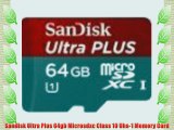 Sandisk Ultra Plus 64gb Microsdxc Class 10 Uhs-1 Memory Card