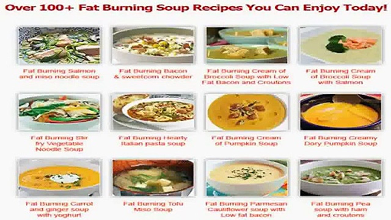 Download Fat Burning Soup Recipes   Fat Burning Soup Recipes Review   YouTube