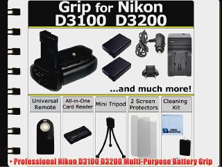 Download Video: eCost Professional D3100 D3200 Multi-Purpose Battery Grip for Nikon D3100 D3200 DSLR Camera