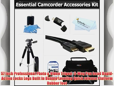 Essential Kit For Panasonic HDC-TM900K HDC-HS80K HDC-HS900K HDC-SD40K HDC-SD800K HDC-SD90K