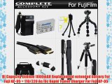Complete Accessory Kit For Fuji Fujifilm X-S1 XS1 X100S Digital Camera Includes Extended (1800mAh)