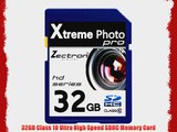 Zectron Pro Memory Card for Nikon COOLPIX P520 32GB Class 10 High Speed SDHC card
