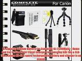 All In Accessory Kit For Canon PowerShot SX500 IS SX510 HS SX520 HS SX530 HS Digital Camera